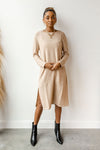 mode, stepping out sweater dress