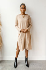 mode, stepping out sweater dress