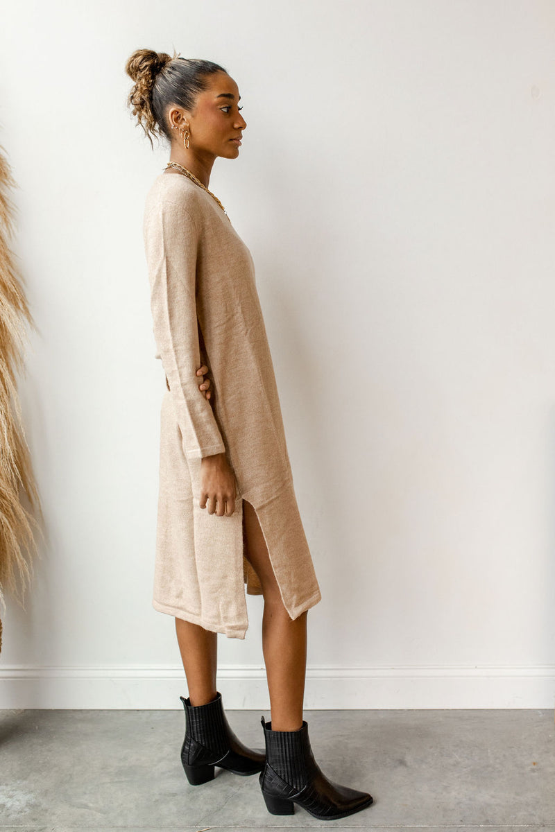 mode, stepping out sweater dress