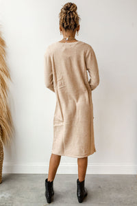 mode, stepping out sweater dress