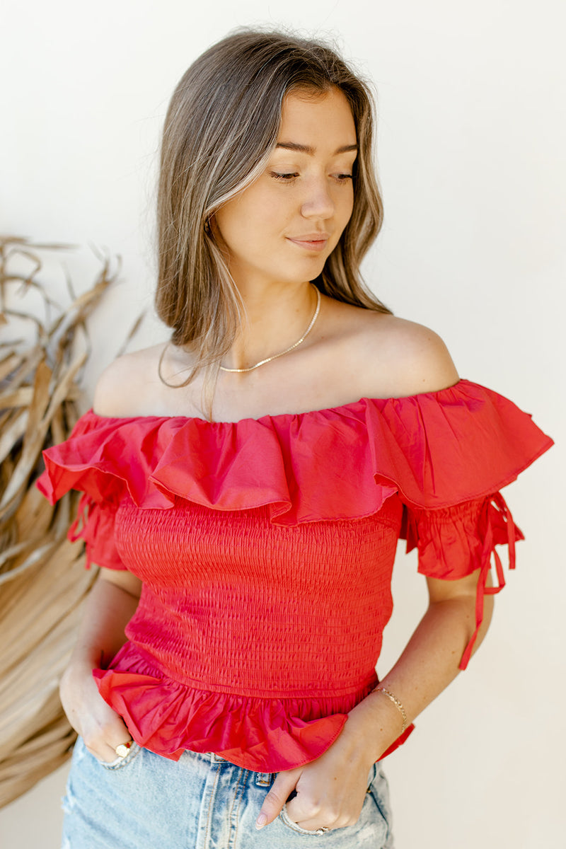mode, sunny day ruffles