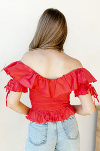 mode, sunny day ruffles