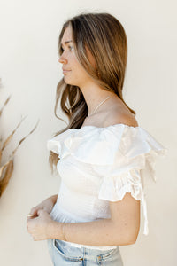 mode, sunny day ruffles