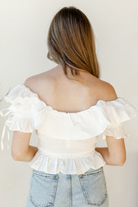 mode, sunny day ruffles