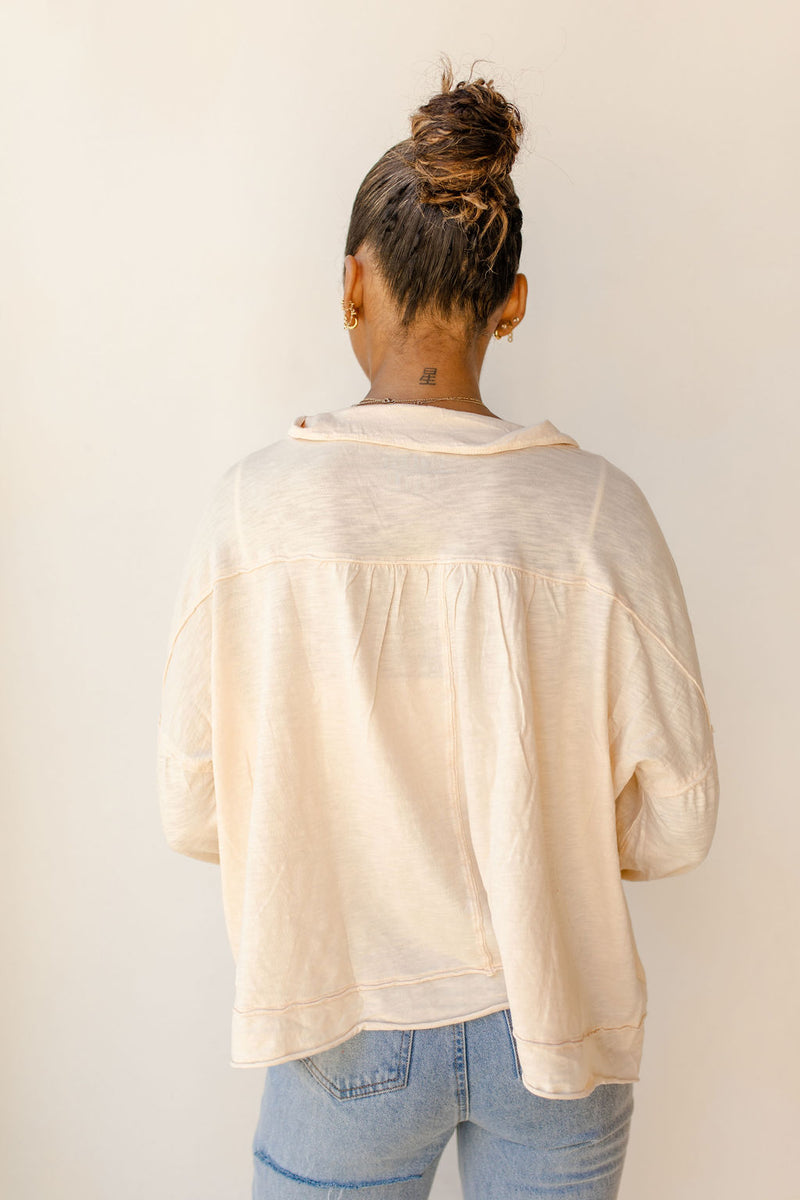mode, simplicity henley pullover