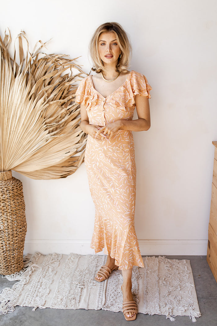 mode, reina woven maxi skirt