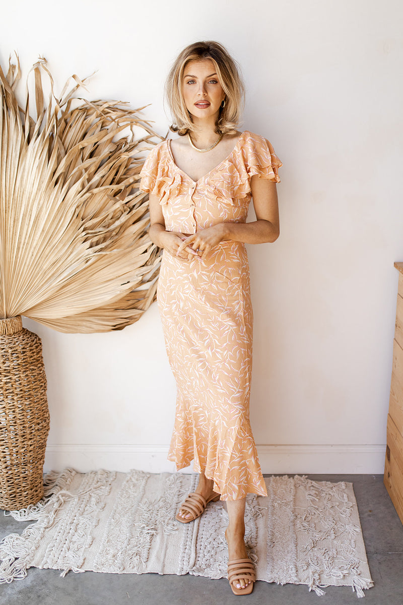 mode, reina woven maxi skirt