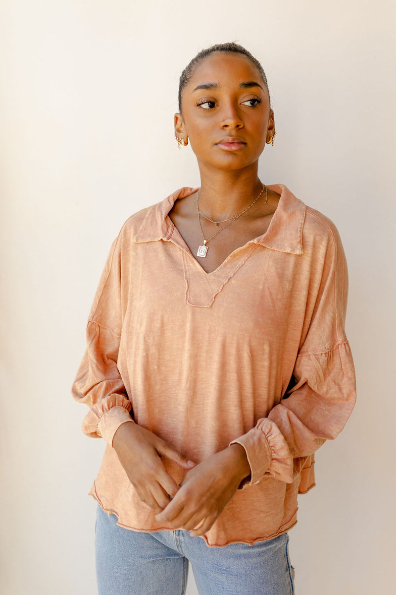 mode, simplicity henley pullover
