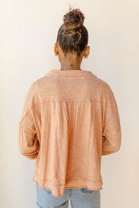 mode, simplicity henley pullover