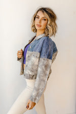 mode, off duty patch denim jacket