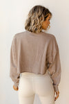 mode, in the raw cropped sweater