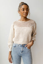 mode, stevie long sleeve knit sweater