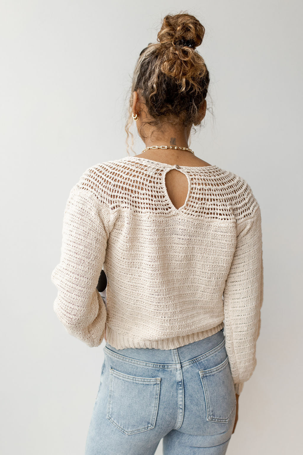 mode, stevie long sleeve knit sweater