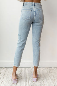 mode, feeling good high rise straight jeans