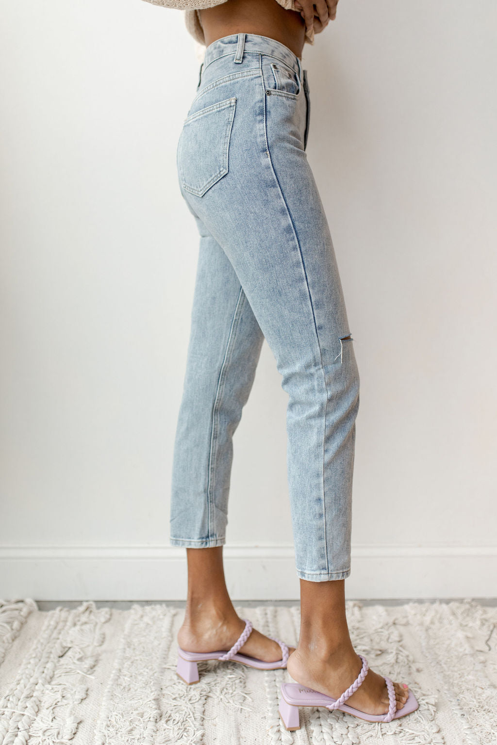 mode, feeling good high rise straight jeans