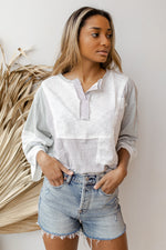 mode, patchwork tee