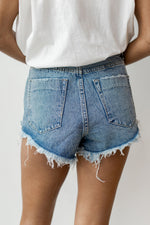 mode, hopeful high rise denim shorts