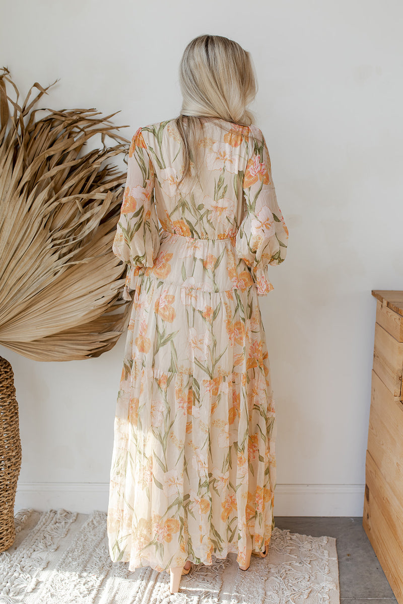 mode, sunset lover maxi dress