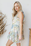 mode, frill in love mini dress