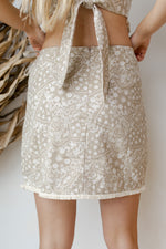 mode, paisley handkerchief skirt