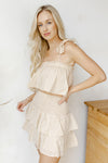 mode, hello gorgeous smocked skirt