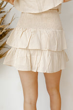 mode, hello gorgeous smocked skirt