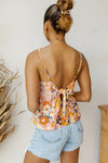 mode, tropical vibes print blouse