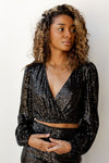 mode, enchanted love sequin blouse