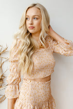 mode, sunshine daisy blouse