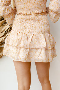 mode, sunshine daisy skirt