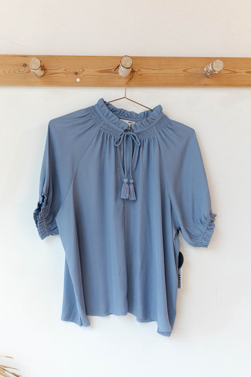 mode, ponza woven top