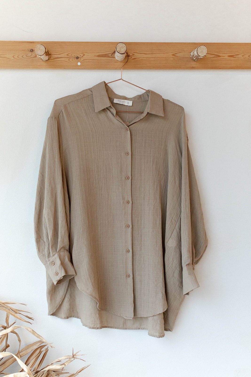 mode, see through button down shirt