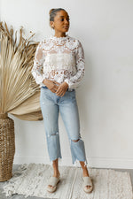 mode, rule breaker lace blouse