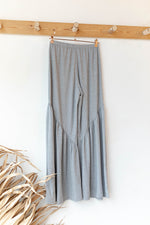 mode, solid shirring pants