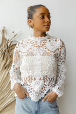 mode, rule breaker lace blouse