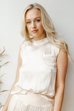 mode, satin shine tank