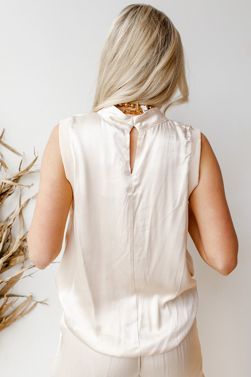 mode, satin shine tank