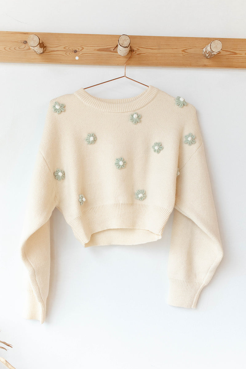 lazy daisy sweater