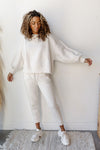 mode, working from home sweat set