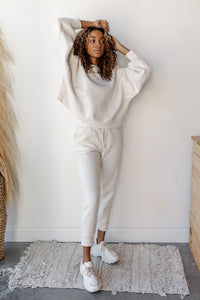 mode, working from home sweat set