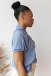 mode, ponza woven top