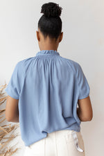 mode, ponza woven top