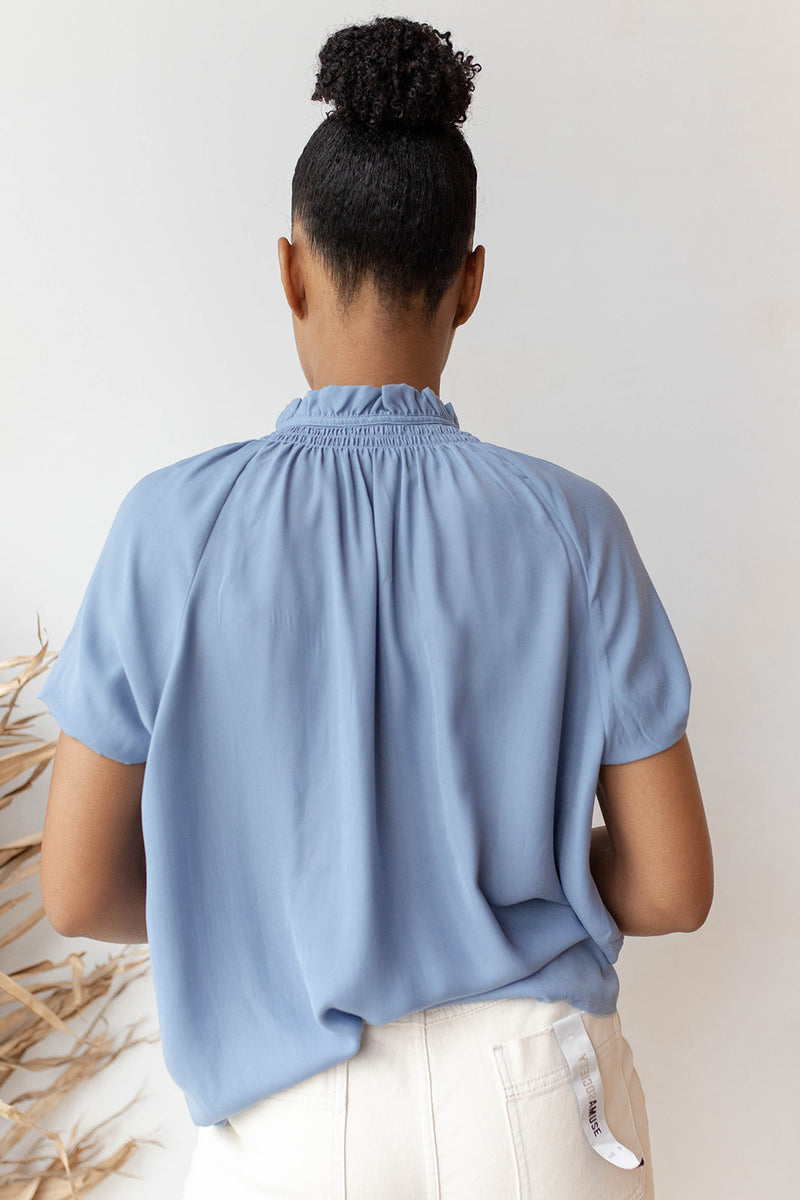 mode, ponza woven top