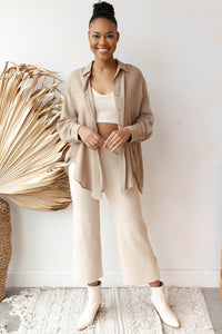mode, see through button down shirt