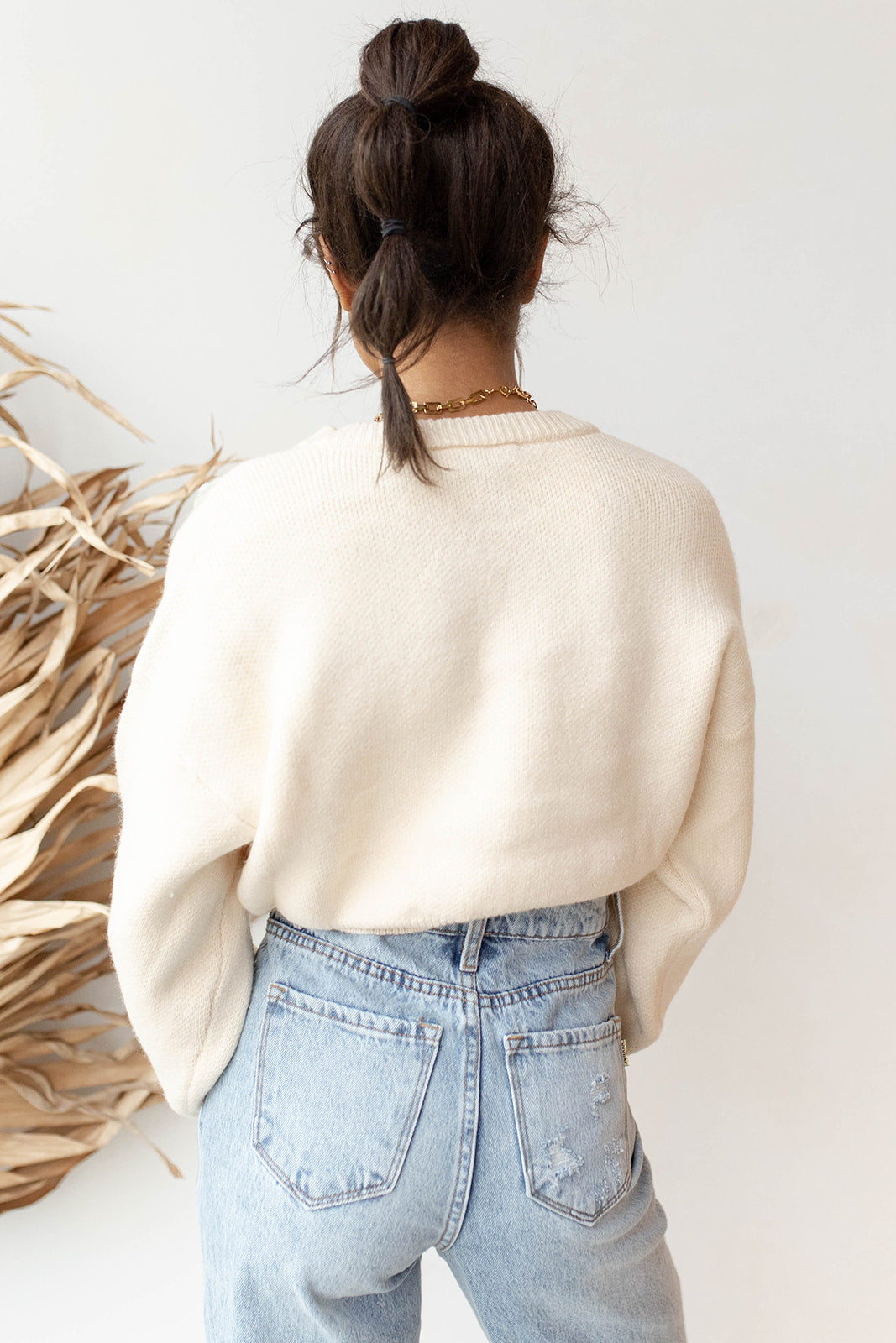 mode, lazy daisy sweater