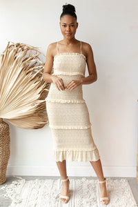 mode, capri maxi dress