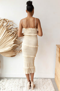 mode, capri maxi dress