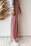 mode, solid shirring pants