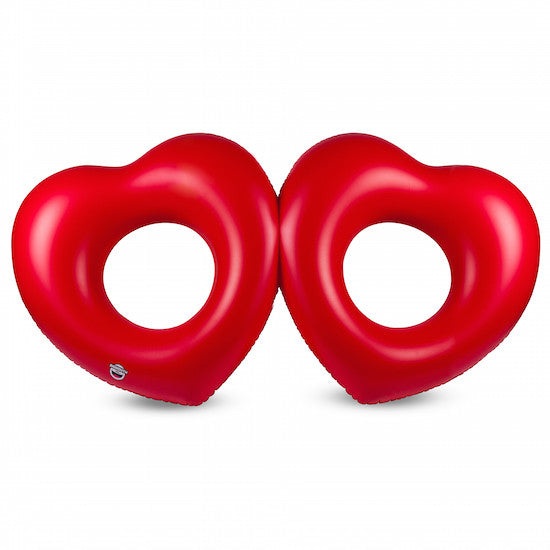 mode, Giant double heart pool float