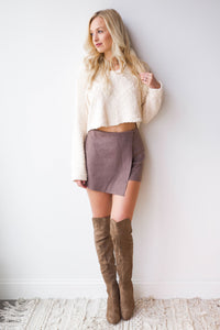 mode, popcorn pullover